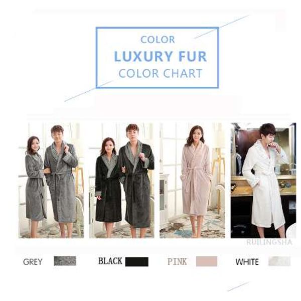 new fashion lovers luxury fur soft as silk flannel long bathrobe men winter warm kimono bath robe mens dressing gown male robes, Black;brown
new fashion lovers luxury fur soft as silk flannel long bathrobe men winter warm kimono bath robe mens dressing gown male robes, Black;brown