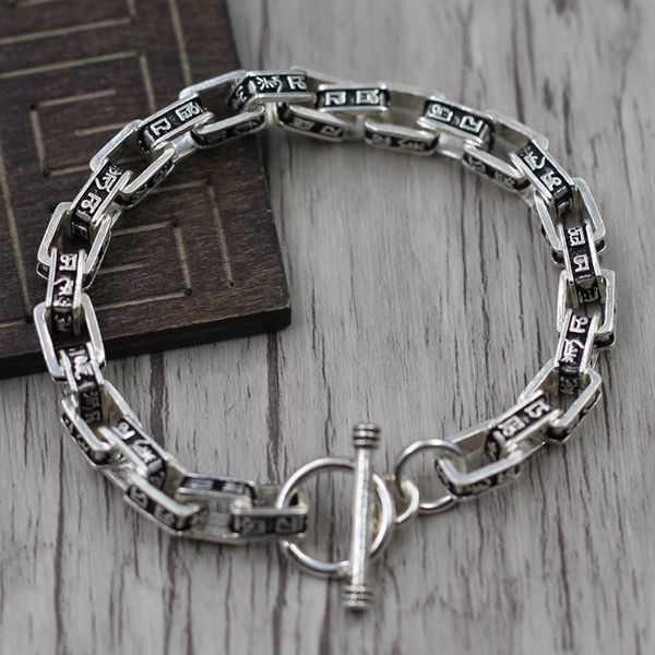blacelet pure silver handmade thailand 925 sterling silver jewelry buddhist scriptures vintage jewelry, Golden;silver
blacelet pure silver handmade thailand 925 sterling silver jewelry buddhist scriptures vintage jewelry, Golden;silver