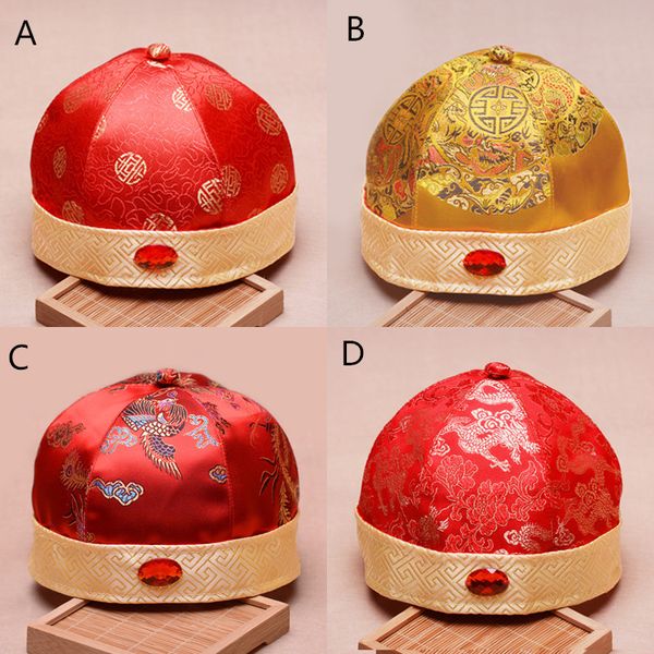 chinese tang dynasty style baby hat suit landlord men women baby red young prince hat newborn full moon hundred years old, Yellow
chinese tang dynasty style baby hat suit landlord men women baby red young prince hat newborn full moon hundred years old, Yellow