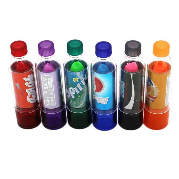 

6pcs/lot fantastic coke bottle color change makeup lipstick long lasting hydrating lip gloss girl's gift