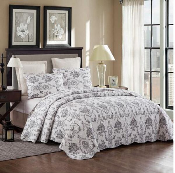 3pcs 100% cotton quilt bedspread throw blanket floral print bedclothesduvet cover set pillowcases
3pcs 100% cotton quilt bedspread throw blanket floral print bedclothesduvet cover set pillowcases