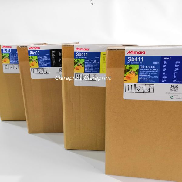 4 цвета / комплект Оригинальные чернила для сублимации краски Mimaki SB411 для принтера
4 цвета / комплект Оригинальные чернила для сублимации краски Mimaki SB411 для принтера