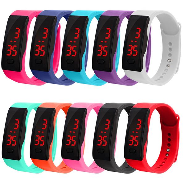 men women watch fashion charming mens womens watch rubber led hour date sports bracelet digital wrist watches reloj, Slivery;brown
men women watch fashion charming mens womens watch rubber led hour date sports bracelet digital wrist watches reloj, Slivery;brown