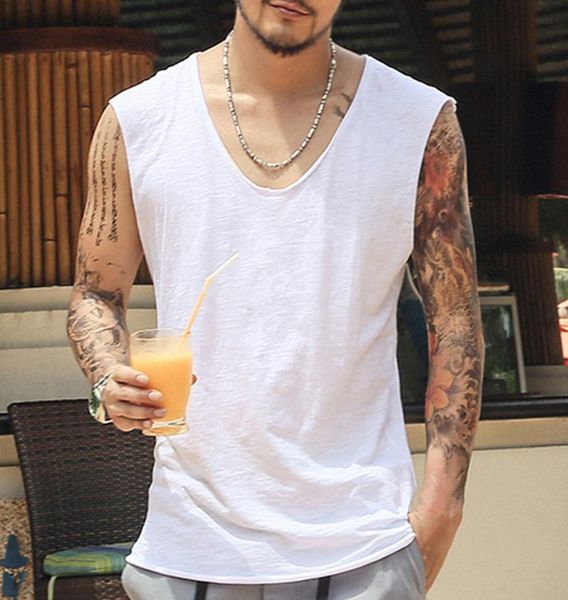 new tank men undershirt brand men ' vest casual clothing singlets men ' sleeveless summer, White;black
new tank men undershirt brand men ' vest casual clothing singlets men ' sleeveless summer, White;black