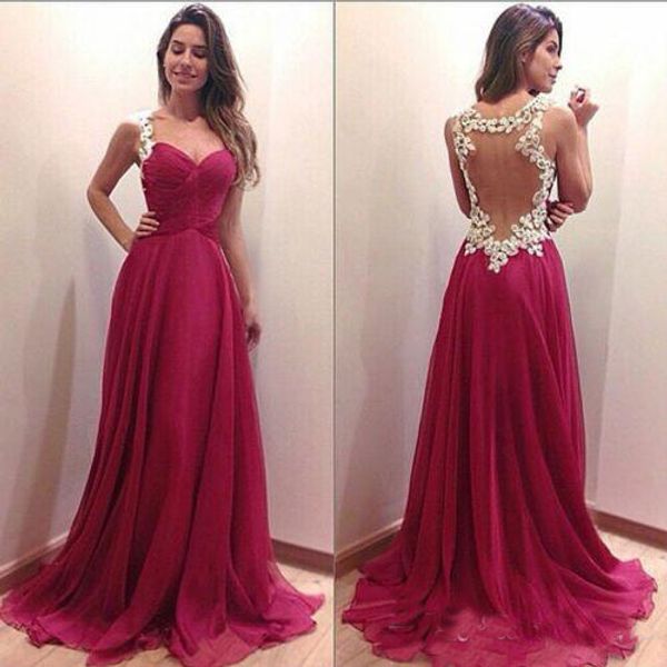 Hollow A Line Evening Dresses 2018 Latest Design Formal Gowns See Through Pleated Custom Made A Line Sweep Train Prom Party Dresses
Hollow A Line Evening Dresses 2018 Latest Design Formal Gowns See Through Pleated Custom Made A Line Sweep Train Prom Party Dresses