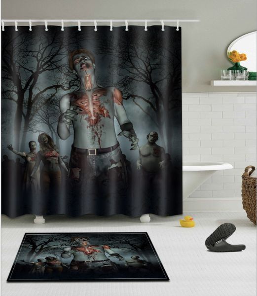 zombie men pattern 3d print custom waterproof bathroom modern shower curtain polyester fabric bathroom curtain door mat sets
zombie men pattern 3d print custom waterproof bathroom modern shower curtain polyester fabric bathroom curtain door mat sets