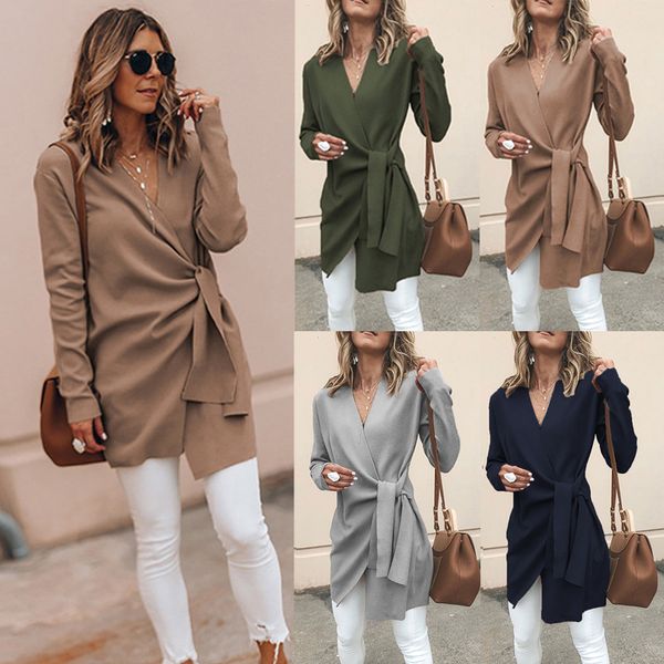 elegant women woolen coats solid color v-neck slim autumn coat office lady fashion casual femme outwear winter autumn, Black
elegant women woolen coats solid color v-neck slim autumn coat office lady fashion casual femme outwear winter autumn, Black
