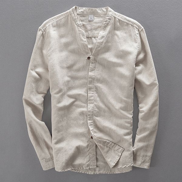 eleshirts mens cotton linen long sleeve stand collar spring style retro shirts loose men brand clothes 2018 new autumn, White;black
eleshirts mens cotton linen long sleeve stand collar spring style retro shirts loose men brand clothes 2018 new autumn, White;black