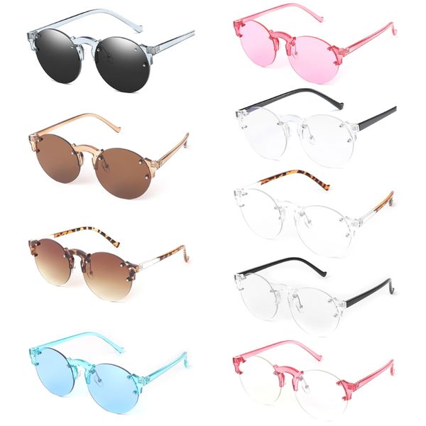 rimless sunglasses fashion round brand designer vintage steampunk shades, White;black
rimless sunglasses fashion round brand designer vintage steampunk shades, White;black