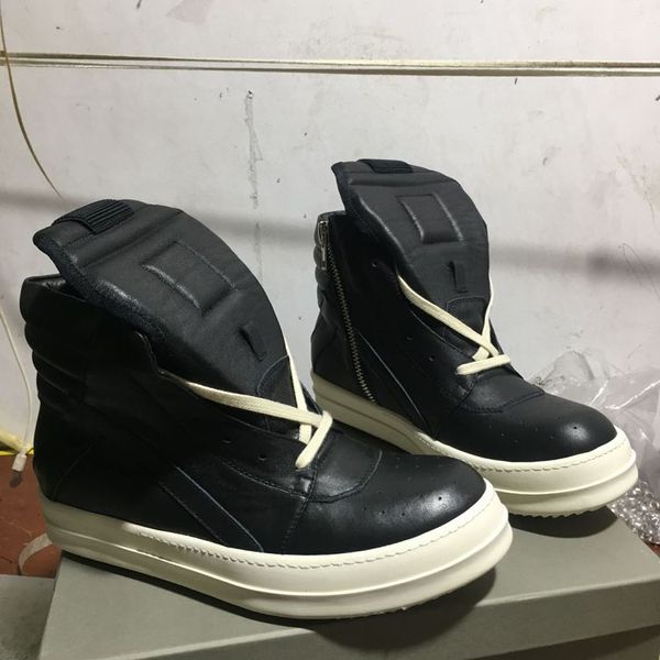 real picture with box genuine leather handmade high top owen rock geobasket classical MID boot
real picture with box genuine leather handmade high top owen rock geobasket classical MID boot