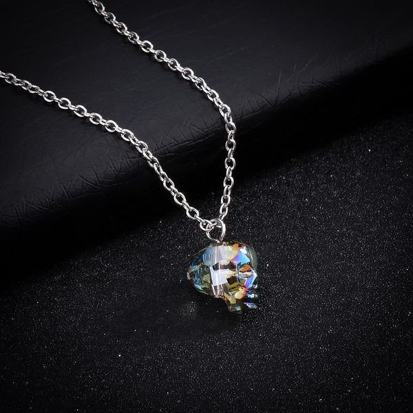 great colorful crystal skull head punk jewelry silver color long chain necklace vintage gothic skull necklace
great colorful crystal skull head punk jewelry silver color long chain necklace vintage gothic skull necklace
