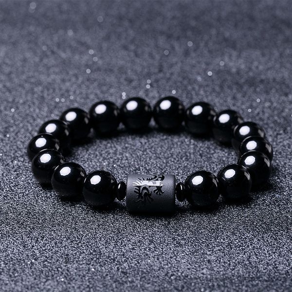 black obsidian natural stone couple bracelets for men and women dragon phoenix totem engrave crystal jewelry
black obsidian natural stone couple bracelets for men and women dragon phoenix totem engrave crystal jewelry