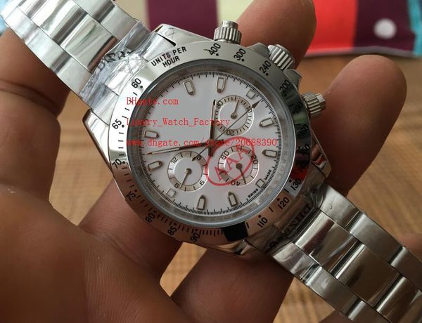 factory supplier luxury sapphire 40mm 116520 automatic mechanical mens men's watch watches no chronograph white dial wristwatches, Slivery;brown
factory supplier luxury sapphire 40mm 116520 automatic mechanical mens men's watch watches no chronograph white dial wristwatches, Slivery;brown
