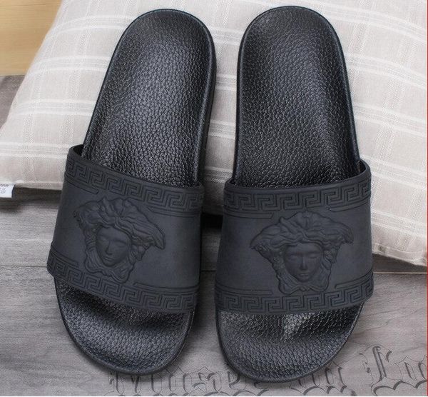brand men beach slide sandals scuffs slippers mens black white red gold beach fashion slip-on designer sandals g7.6
brand men beach slide sandals scuffs slippers mens black white red gold beach fashion slip-on designer sandals g7.6