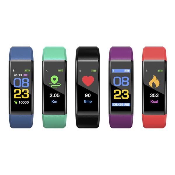 115plus smart bracelet fitness tracker blood pressure heart rate monitor ip67 smart watch call reminder for android for ios, Slivery;brown
115plus smart bracelet fitness tracker blood pressure heart rate monitor ip67 smart watch call reminder for android for ios, Slivery;brown