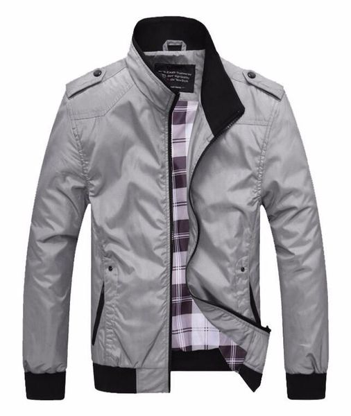 men;s casual jacket fashion business stand collar large size jacket solid color jacket, Black;brown
men;s casual jacket fashion business stand collar large size jacket solid color jacket, Black;brown