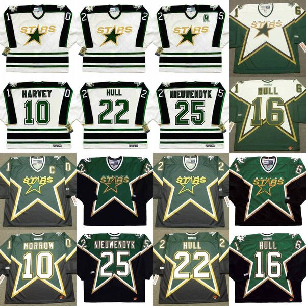 10 brenden morrow 16 brett hull 22 brett hull 25 joe nieuwendyk 56 sergei zubov dallas stars 1990 ccm jersey s-3xl, Black;red
10 brenden morrow 16 brett hull 22 brett hull 25 joe nieuwendyk 56 sergei zubov dallas stars 1990 ccm jersey s-3xl, Black;red