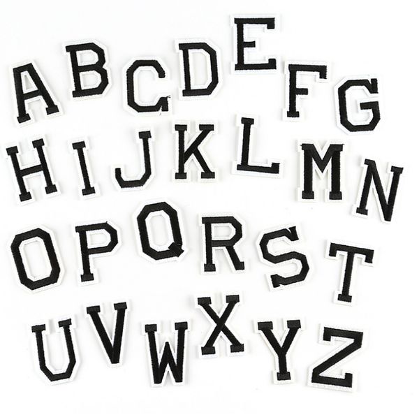 ids set of 52 pcs iron on a full set of 26 english letters, embroidered patch stickers, school uniform number, Black
ids set of 52 pcs iron on a full set of 26 english letters, embroidered patch stickers, school uniform number, Black