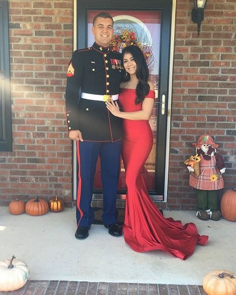 boat neck red spandex long prom dresses mermaid girls graduation dresses with train evening party dresses, Black
boat neck red spandex long prom dresses mermaid girls graduation dresses with train evening party dresses, Black