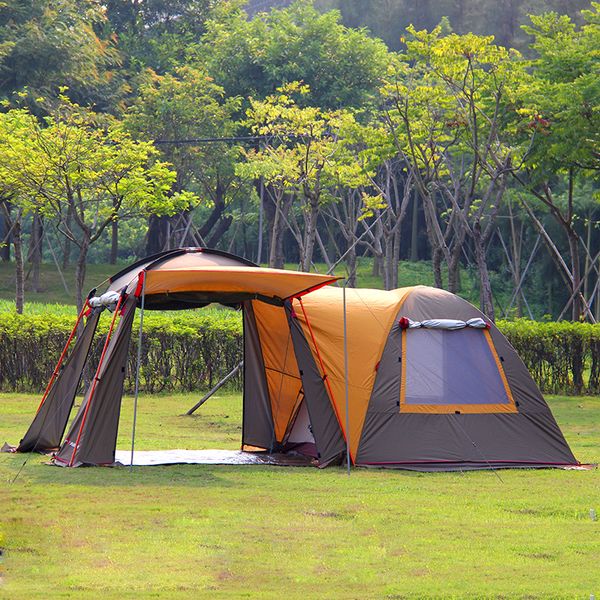 wholesale- ultralarge 5-8 person one hall one bedroom double layer strong waterproof windproof family size party camping tent festival tent
wholesale- ultralarge 5-8 person one hall one bedroom double layer strong waterproof windproof family size party camping tent festival tent