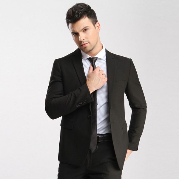 latest designs black men suit wedding notch lapel formal business suits groom tuxedos groomsmen wear 2piece man blazers jacket pants, Black;gray
latest designs black men suit wedding notch lapel formal business suits groom tuxedos groomsmen wear 2piece man blazers jacket pants, Black;gray