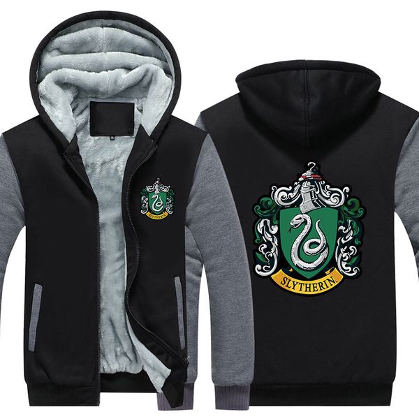 Men Casual Harry Potter Slytherin Cashmere Hoodie Winter Thicken Zipper Sweatshirts Outerwear Jacket Cardigan Coat Long Sleeve tracksuit
Men Casual Harry Potter Slytherin Cashmere Hoodie Winter Thicken Zipper Sweatshirts Outerwear Jacket Cardigan Coat Long Sleeve tracksuit
