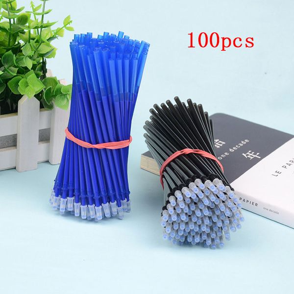 100pcs/set erasable pen refills blue and black ink a magical writing gel pen refills, Black;red
100pcs/set erasable pen refills blue and black ink a magical writing gel pen refills, Black;red