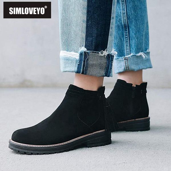 simloveyo autumn spring flock women ankle boots thin heel zip round toe short boots solid nude botas feminino mujer b980, Black
simloveyo autumn spring flock women ankle boots thin heel zip round toe short boots solid nude botas feminino mujer b980, Black