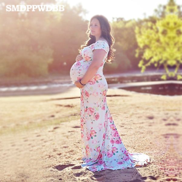 smdppwdbb maternity dresses maternity pgraphy props floral v-neck maxi dress elepregnancy p shoot women dress, White
smdppwdbb maternity dresses maternity pgraphy props floral v-neck maxi dress elepregnancy p shoot women dress, White
