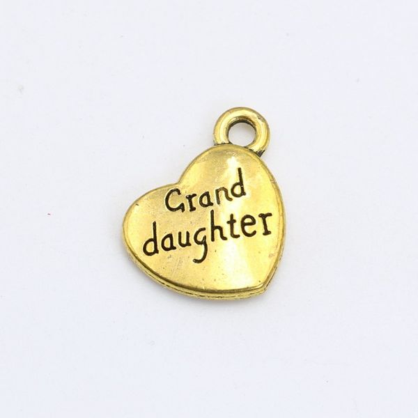antique silver golden plated granddaughter heart charms pendant bracelets necklace jewelry making accessories diy, Bronze;silver
antique silver golden plated granddaughter heart charms pendant bracelets necklace jewelry making accessories diy, Bronze;silver