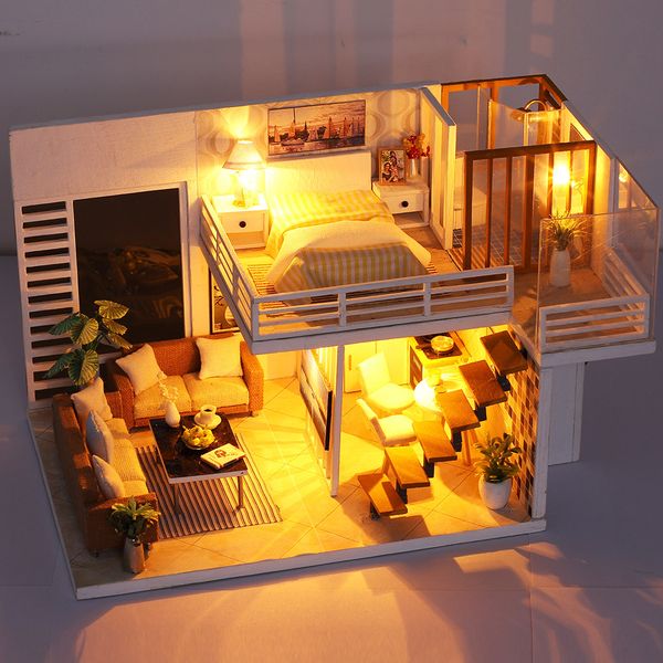 new diy miniature mini dollhouse model building kits wooden furniture toys simple and elegant style toys for girls boys
new diy miniature mini dollhouse model building kits wooden furniture toys simple and elegant style toys for girls boys