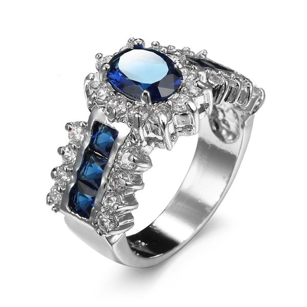 fashion prong setting blue white sapphire cubic zirconia rings size 6/7/8/9/10 white gold plated women man's engagement gift, Golden;silver
fashion prong setting blue white sapphire cubic zirconia rings size 6/7/8/9/10 white gold plated women man's engagement gift, Golden;silver
