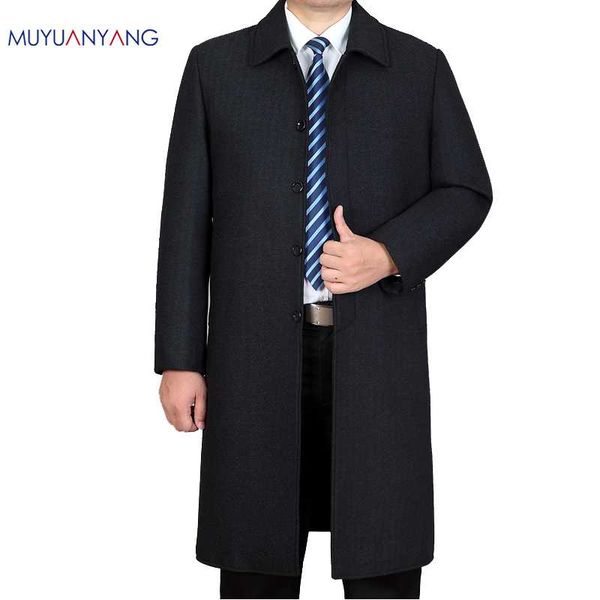 mu yuan yang business casual men' s woolen jackets 3xl 4xl thicken men x-long wool coat winter male wool & blends overcoat, Black
mu yuan yang business casual men' s woolen jackets 3xl 4xl thicken men x-long wool coat winter male wool & blends overcoat, Black