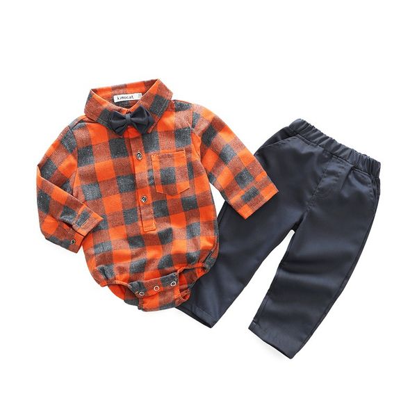 voro beve 2018 autumn 2pcs full sleeve plaid bodysuits + pants suits baby boy clothes sets bow blouses boys toddler outfits, White
voro beve 2018 autumn 2pcs full sleeve plaid bodysuits + pants suits baby boy clothes sets bow blouses boys toddler outfits, White