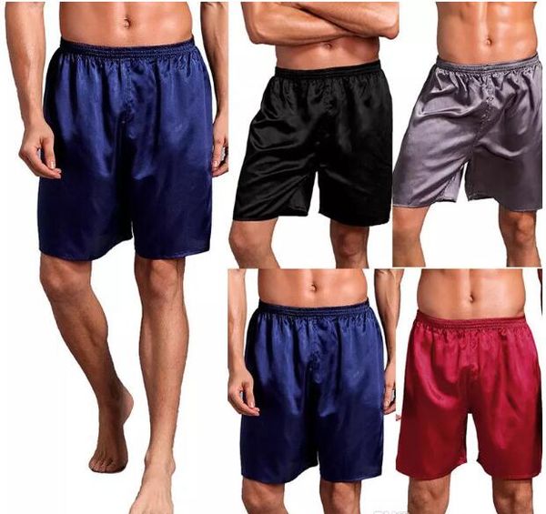 men silk satin pajama sleepwear homewear robes shorts loungewear underwear new, Black;white
men silk satin pajama sleepwear homewear robes shorts loungewear underwear new, Black;white
