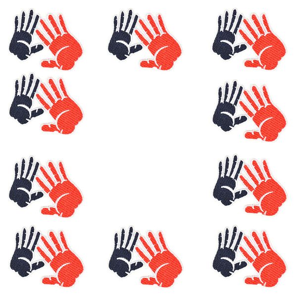 10 pcs palm print embroidered patches for clothing bags iron on transfer applique patch for jeans sweater sew on embroidery patch kids diy, Black
10 pcs palm print embroidered patches for clothing bags iron on transfer applique patch for jeans sweater sew on embroidery patch kids diy, Black