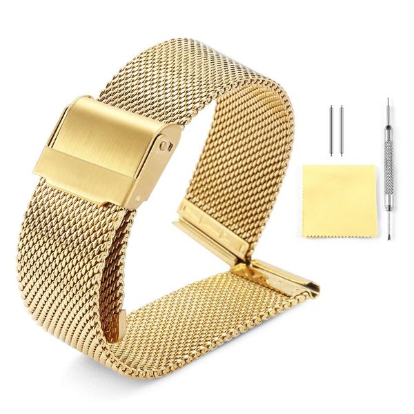 binlun 2018 fashion design milanese loop watch band stainless steel watch milanese strap bands waterproof bracelet strap, Black;brown
binlun 2018 fashion design milanese loop watch band stainless steel watch milanese strap bands waterproof bracelet strap, Black;brown