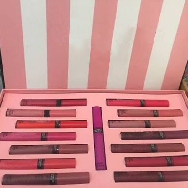 2018 Liquid Lipstick set Velvet Matte Secret lipgloss 15pcs/set box lip gloss with Gift Paper Bag
2018 Liquid Lipstick set Velvet Matte Secret lipgloss 15pcs/set box lip gloss with Gift Paper Bag