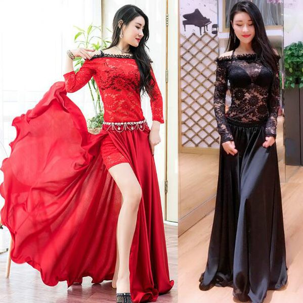 2018 new women belly dance costume oriental dancing clothing for women belly dance wear stage performance m, l dw068, Black;red
2018 new women belly dance costume oriental dancing clothing for women belly dance wear stage performance m, l dw068, Black;red