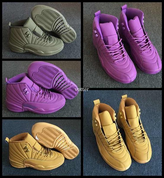 2018 new psny 12 xii bordeaux purple wheat yellow green mens basketball shoes men 12s designer trainers sports sneakers size 8-13
2018 new psny 12 xii bordeaux purple wheat yellow green mens basketball shoes men 12s designer trainers sports sneakers size 8-13
