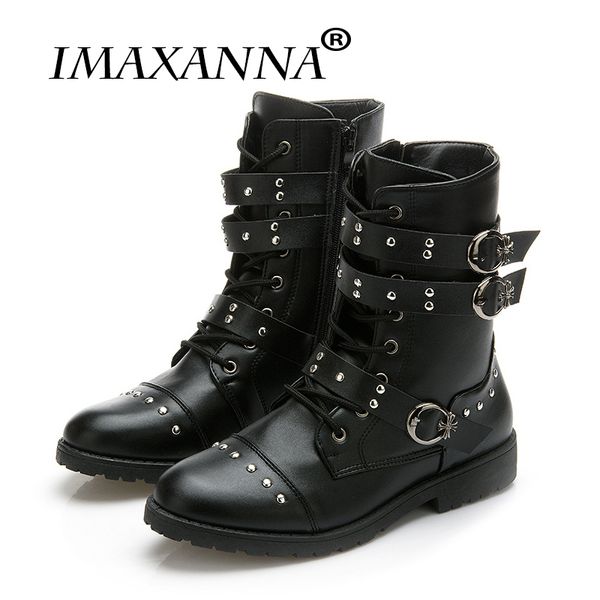 imaxanna army boots men leather combat metal buckle male motorcycle punk boots men's shoes rock zapatillas deprtivas, Black
imaxanna army boots men leather combat metal buckle male motorcycle punk boots men's shoes rock zapatillas deprtivas, Black