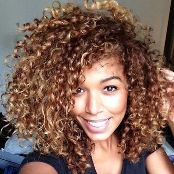shaggy afro curly brown mixed capless vogue women heat resistant fiber wig hair, Black;brown
shaggy afro curly brown mixed capless vogue women heat resistant fiber wig hair, Black;brown