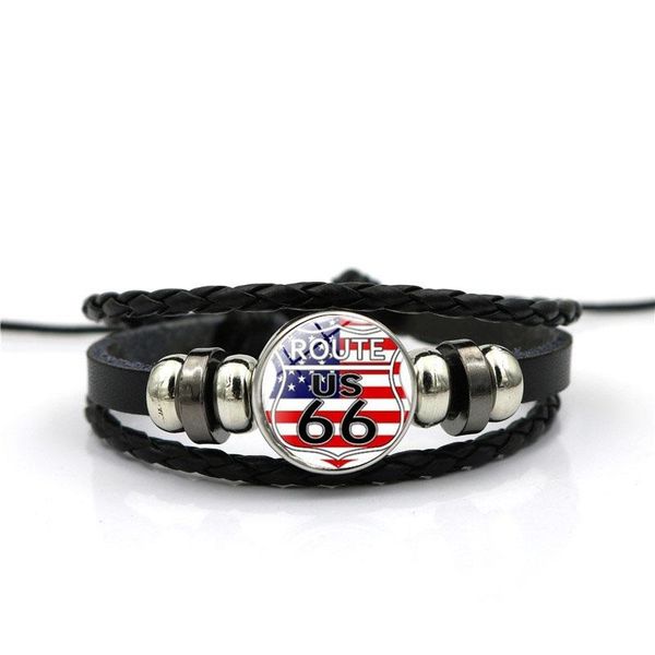 new women men black leather usa route 66 signs charm bracelets bangle cartoon time gem jewelry ing, Golden;silver
new women men black leather usa route 66 signs charm bracelets bangle cartoon time gem jewelry ing, Golden;silver