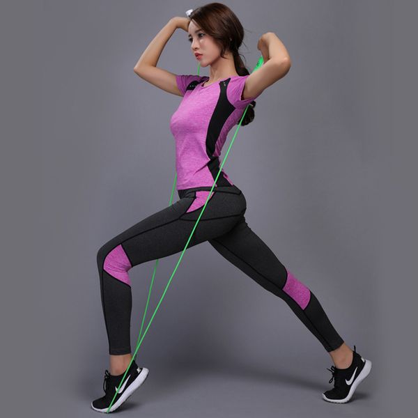 Women Suits Tracksuit Top +Pants Or Shorts Legging Pants 2 Piece Set Women Quick -Drying Sporting Set Female Clothes
Women Suits Tracksuit Top +Pants Or Shorts Legging Pants 2 Piece Set Women Quick -Drying Sporting Set Female Clothes