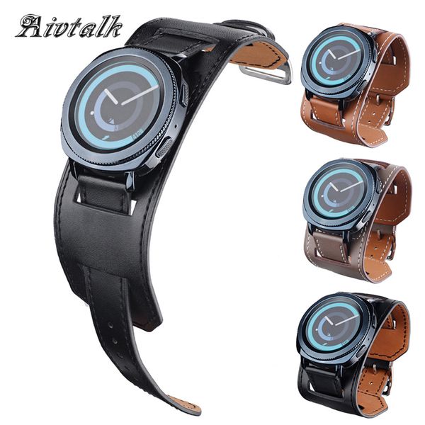 aivtalk sport bracelet watch strap for samsung gear sport s4 20mm replacement leather watchband for gear s4 smart watch band, Black;brown
aivtalk sport bracelet watch strap for samsung gear sport s4 20mm replacement leather watchband for gear s4 smart watch band, Black;brown