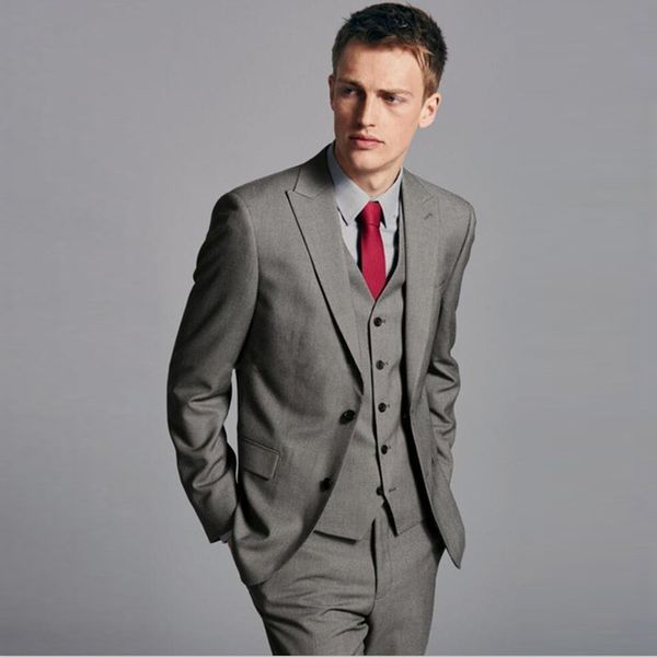 gray men suits wedding groom tuxedos formal business sets 3 pieces (jacket+pants+vest) slim fit bridesgroom suits man blazer, Black;gray
gray men suits wedding groom tuxedos formal business sets 3 pieces (jacket+pants+vest) slim fit bridesgroom suits man blazer, Black;gray