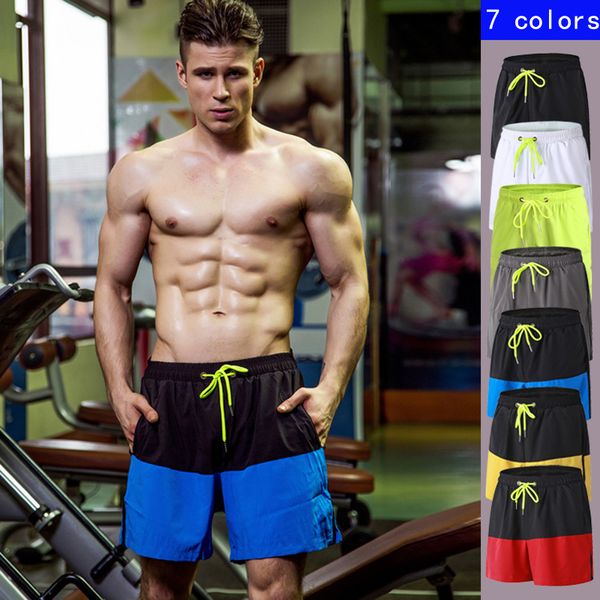 new breathable casual running shorts men marathon quick dry gym sport shorts with pockets, White;black
new breathable casual running shorts men marathon quick dry gym sport shorts with pockets, White;black