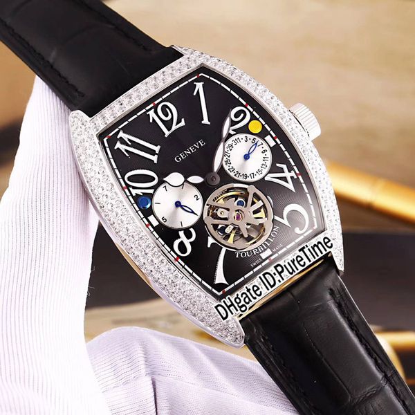 new casablanca 8880 diamond bezel steel case black dial automatic tourbillon daydate mens watch leather sports watches a87a1, Slivery;brown
new casablanca 8880 diamond bezel steel case black dial automatic tourbillon daydate mens watch leather sports watches a87a1, Slivery;brown
