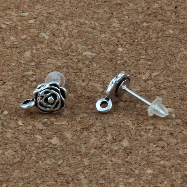 60pcs/lots alloy flower stud post earrings findings 7.5x14mm earrings for women statement ear jewelry 3 color choices, Golden;silver
60pcs/lots alloy flower stud post earrings findings 7.5x14mm earrings for women statement ear jewelry 3 color choices, Golden;silver