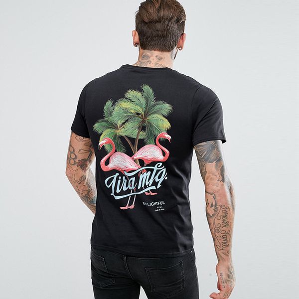 New Designer Flamingo Birds T shirt Men Cool Short Sleeve Graphic Print Black Tee Lovers Summer Casual Shirts Streetwear DFYG1205
New Designer Flamingo Birds T shirt Men Cool Short Sleeve Graphic Print Black Tee Lovers Summer Casual Shirts Streetwear DFYG1205